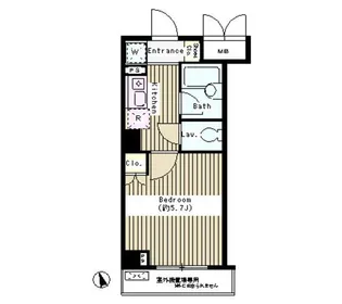 コートブリーズ根津【2階】の間取り