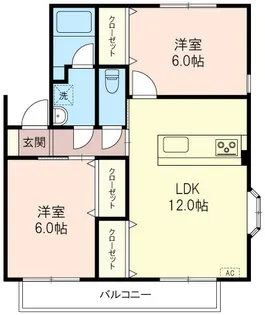 ラフィーネTAKAHASHI【1階】の間取り