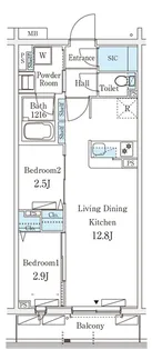テラス杉並方南町【4階】の間取り