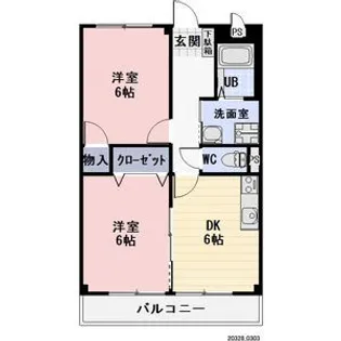 Limpia城南【1階】の間取り