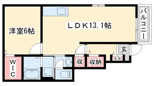 フリーデ・K【1階】の間取り