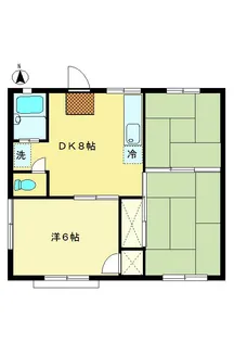 ハウステンネ【1階】の間取り