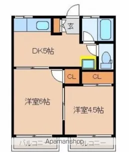 ファーストライフIV【1階】の間取り