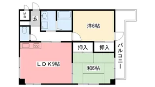 オスト呉羽【3階】の間取り