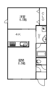 ブセナテラス2【1階】の間取り
