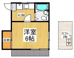 コーポタナベ【1階】の間取り