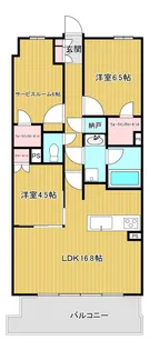 レーベン浜松VISTAGE 503号室【5階】の間取り