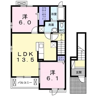 シャルム【2階】の間取り