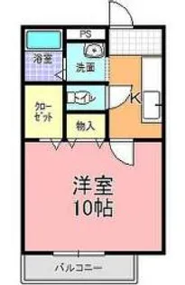 グランパークG【2階】の間取り