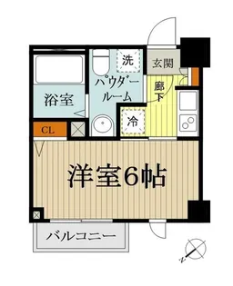 エヌ-ステージ豊田【9階】の間取り