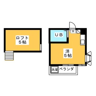 エステートエル【2階】の間取り