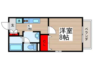 渡英グリーン・ルーフの間取り