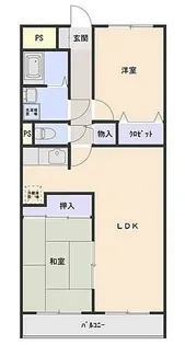 ニューセラヴィ伊勢崎【3階】の間取り