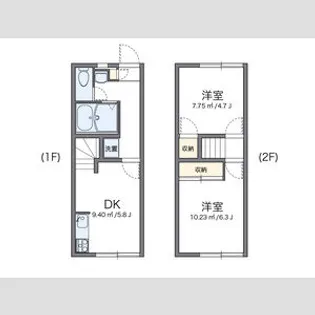 レオパレスドリーム・エイト【1階】の間取り