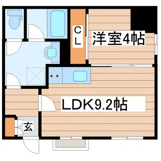 アリオール一番町【3階】の間取り