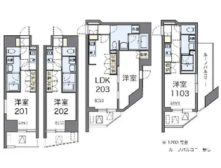 LOVIE文京音羽【5階】の間取り