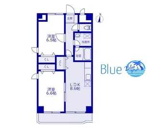 グランソレイユ【4階】の間取り