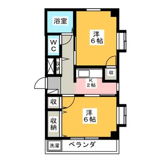 サンエスハイム5【2階】の間取り