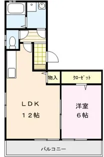 ドミールパークII【2階】の間取り