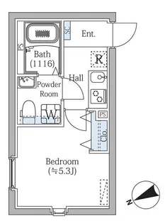 エスジーコート学芸大学【3階】の間取り