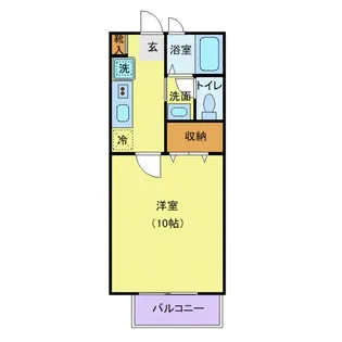 ティーズハウスIII【2階】の間取り