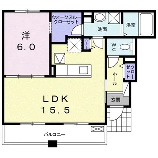 アクティバ III【1階】の間取り