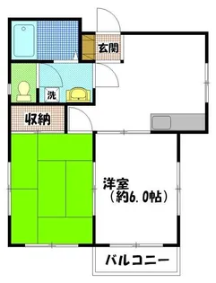 桃井ハイツ【2階】の間取り