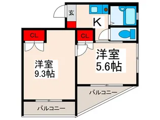 第5フジマツビル【1階】の間取り