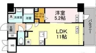 ウインナーワルツ名駅【6階】の間取り