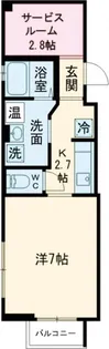 カサ デ グラシアス【3階】の間取り