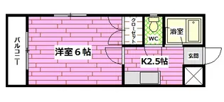 K s大町(ケーズ大町)【4階】の間取り