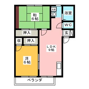 ガーデンヒルズ【2階】の間取り