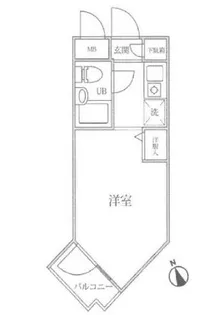 DOM二子新地(ドム二子新地)【1階】の間取り