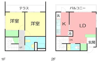 第1萬屋グリーンハイツの間取り