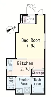 Bella 広尾【1階】の間取り