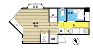 コーポ芙蓉【1階】の間取り