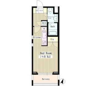 フォーフロント【2階】の間取り