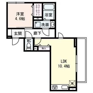 ラフィーネ クローバーII【2階】の間取り