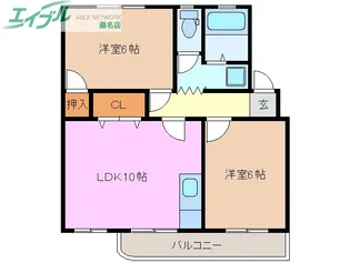 セレーノ C【3階】の間取り