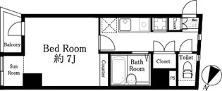 菱和パレス九段【4階】の間取り
