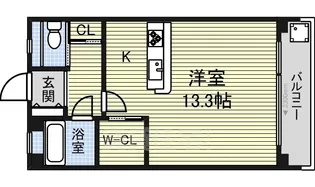 鹿子ビル【1階】の間取り