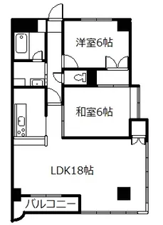 レジデンスTOYOUKE【8階】の間取り