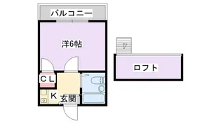ハーモニープレイス香里サウス【2階】の間取り
