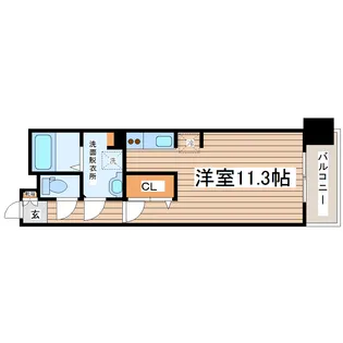 中ノ坂レジデンス【3階】の間取り