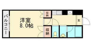 アーバン21B【3階】の間取り