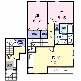 ベール クレール【2階】の間取り