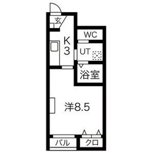 ラークシャルマンA棟【1階】の間取り