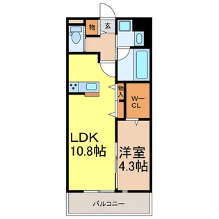 エクリプス【1階】の間取り