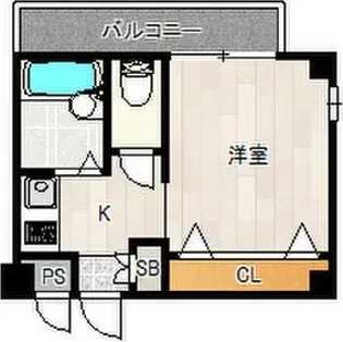 ギャラント石土【4階】の間取り