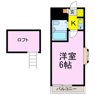 シティパレス羽生6【2階】の間取り